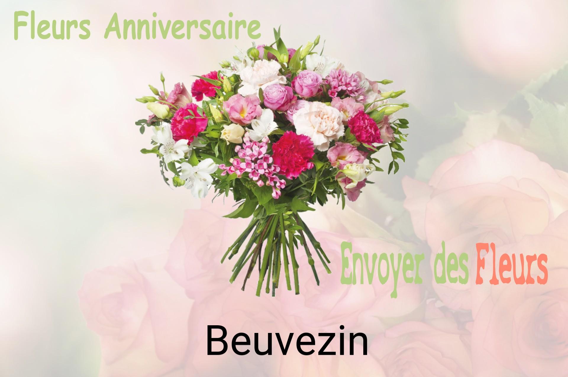 Bouquet de fleurs d’anniversaire livré à Beuvezin