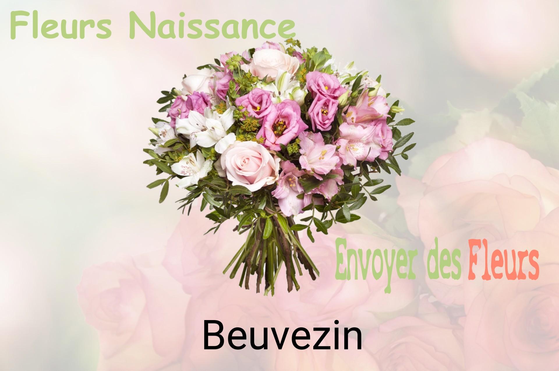 Bouquet de fleurs de naissance livré à Beuvezin
